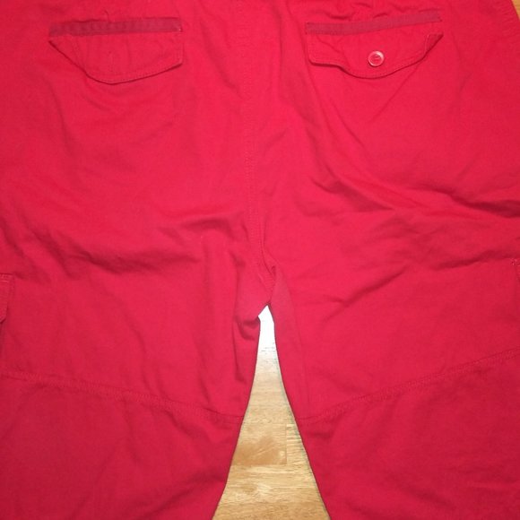 Red Men's Coogi Cargo Shorts with Belt, Size: 42 - Picture 4 of 4